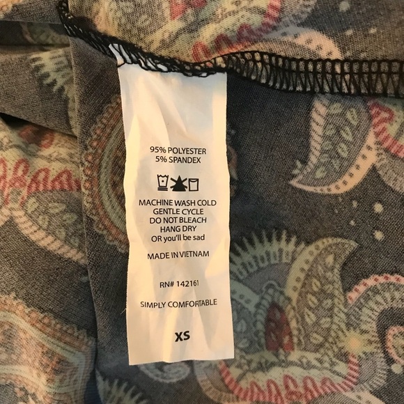 LulaRoe Paisley Maxi Skirt - Picture 9 of 9